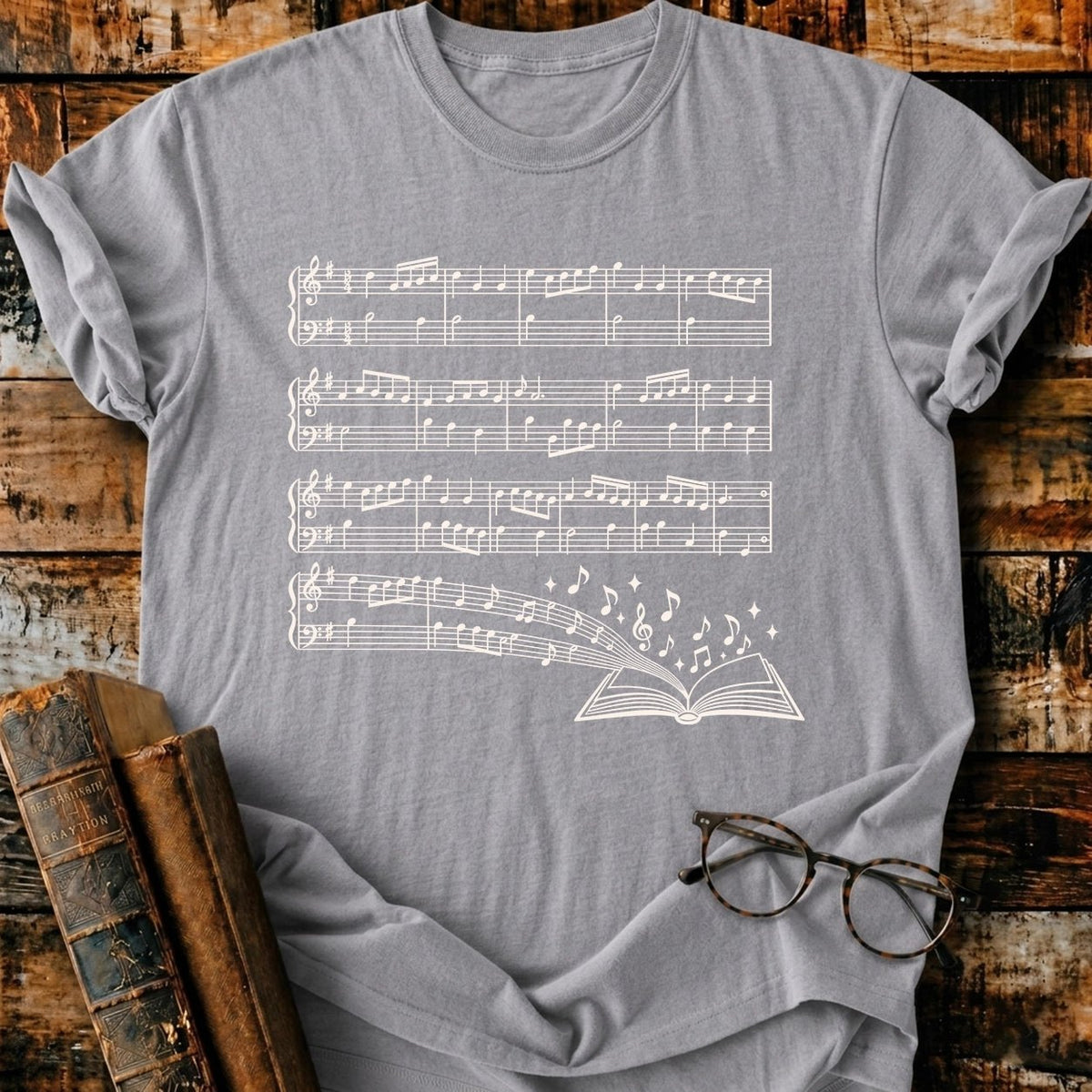 Sound Of Book T-Shirt - BookMuseClub