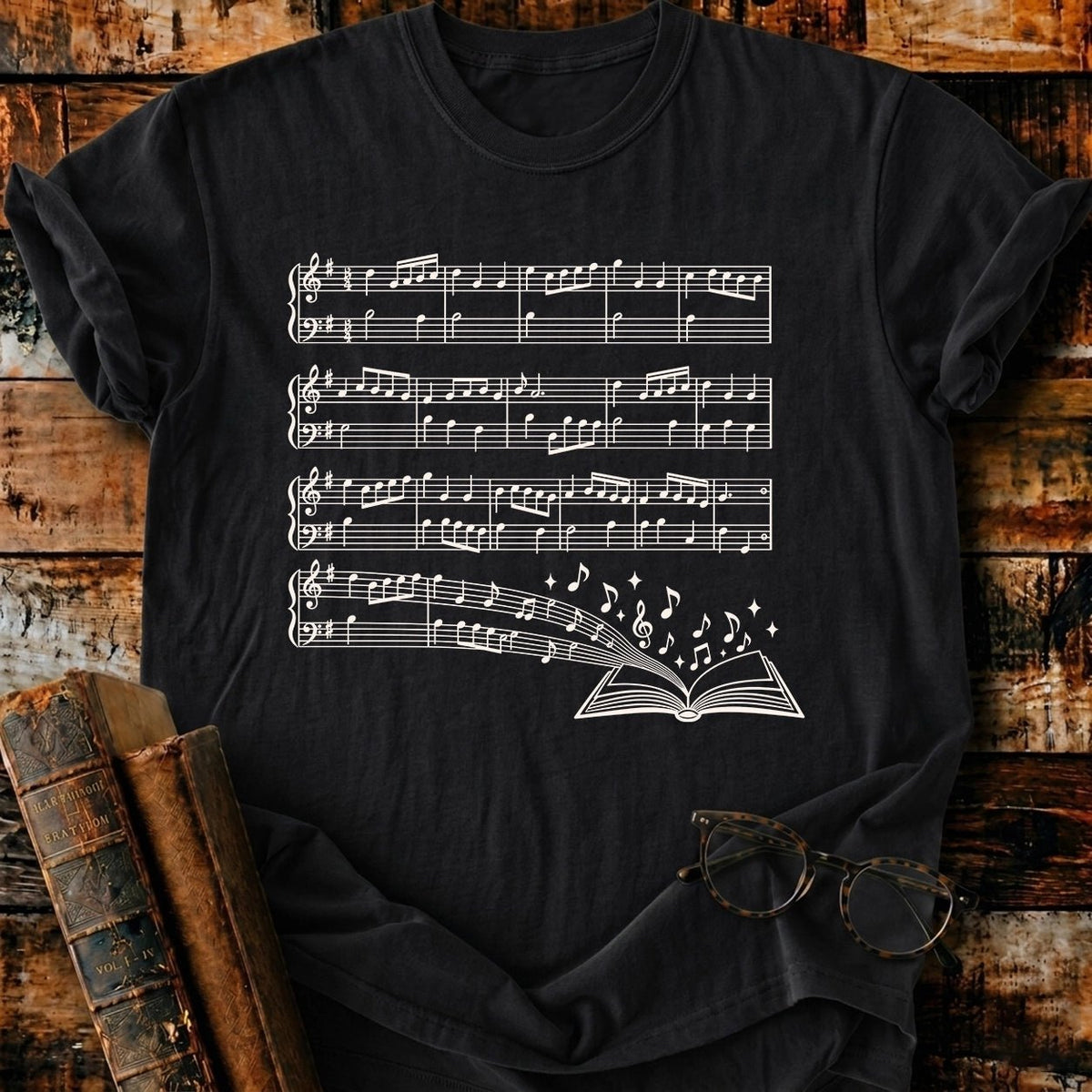 Sound Of Book T-Shirt - BookMuseClub