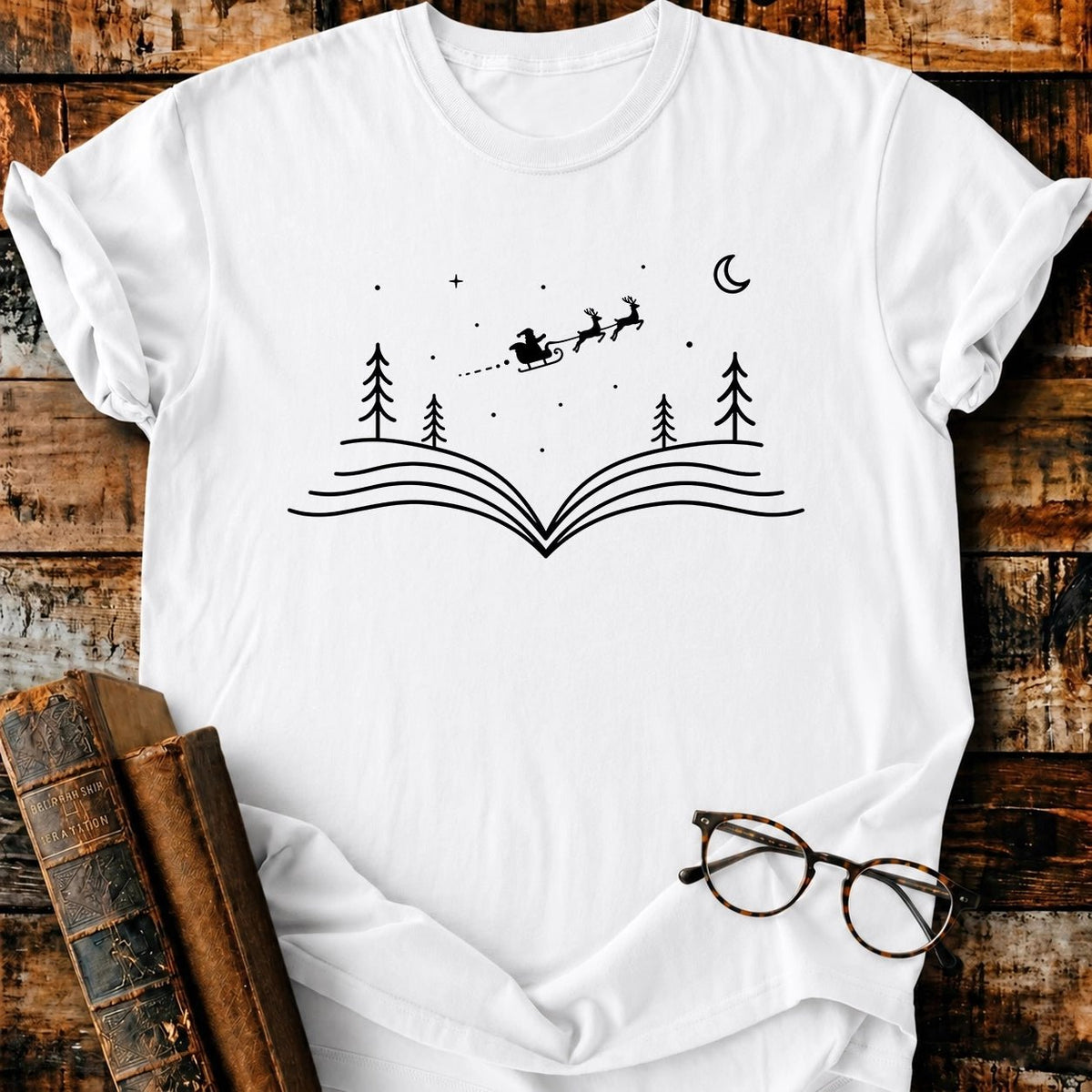 Storybook Christmas T-Shirt - BookMuseClub