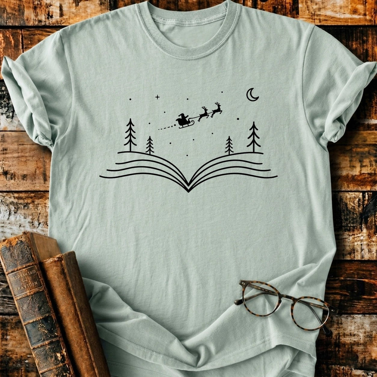 Storybook Christmas T-Shirt - BookMuseClub