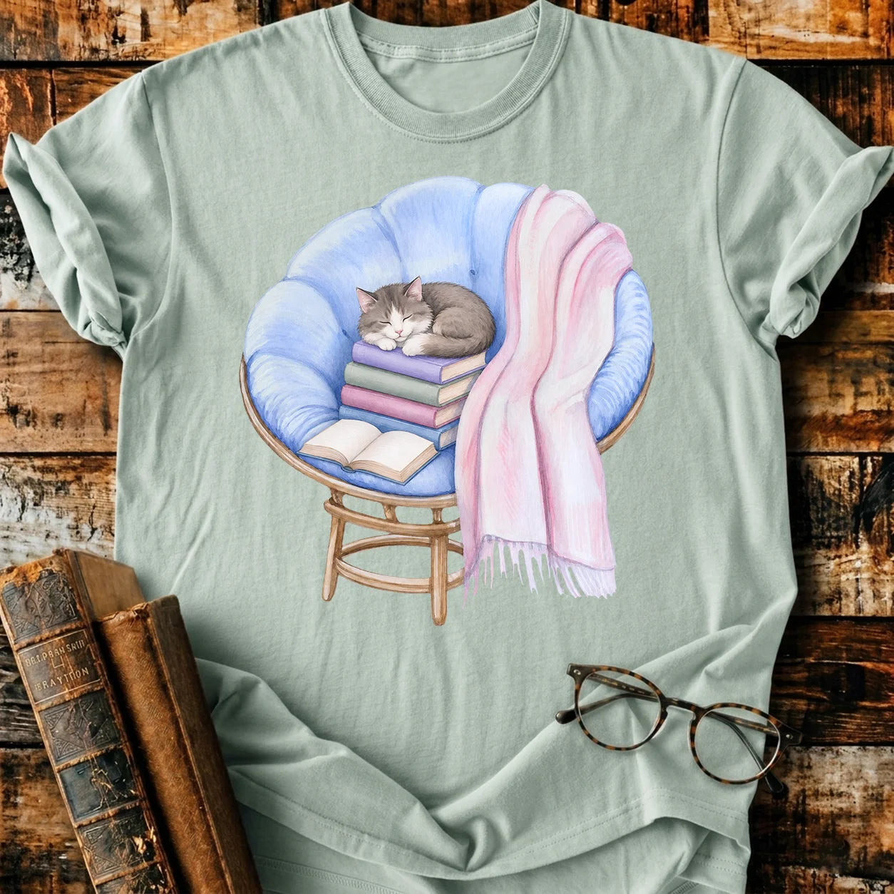 Tabby Cat Sleep T-Shirt
