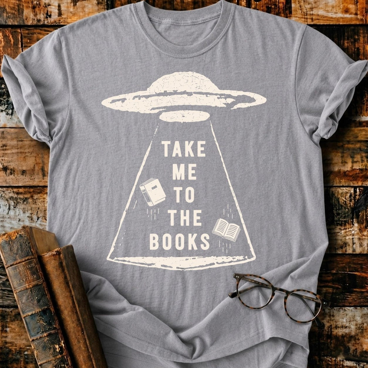 Take Me To The Books T-Shirt - BookMuseClub