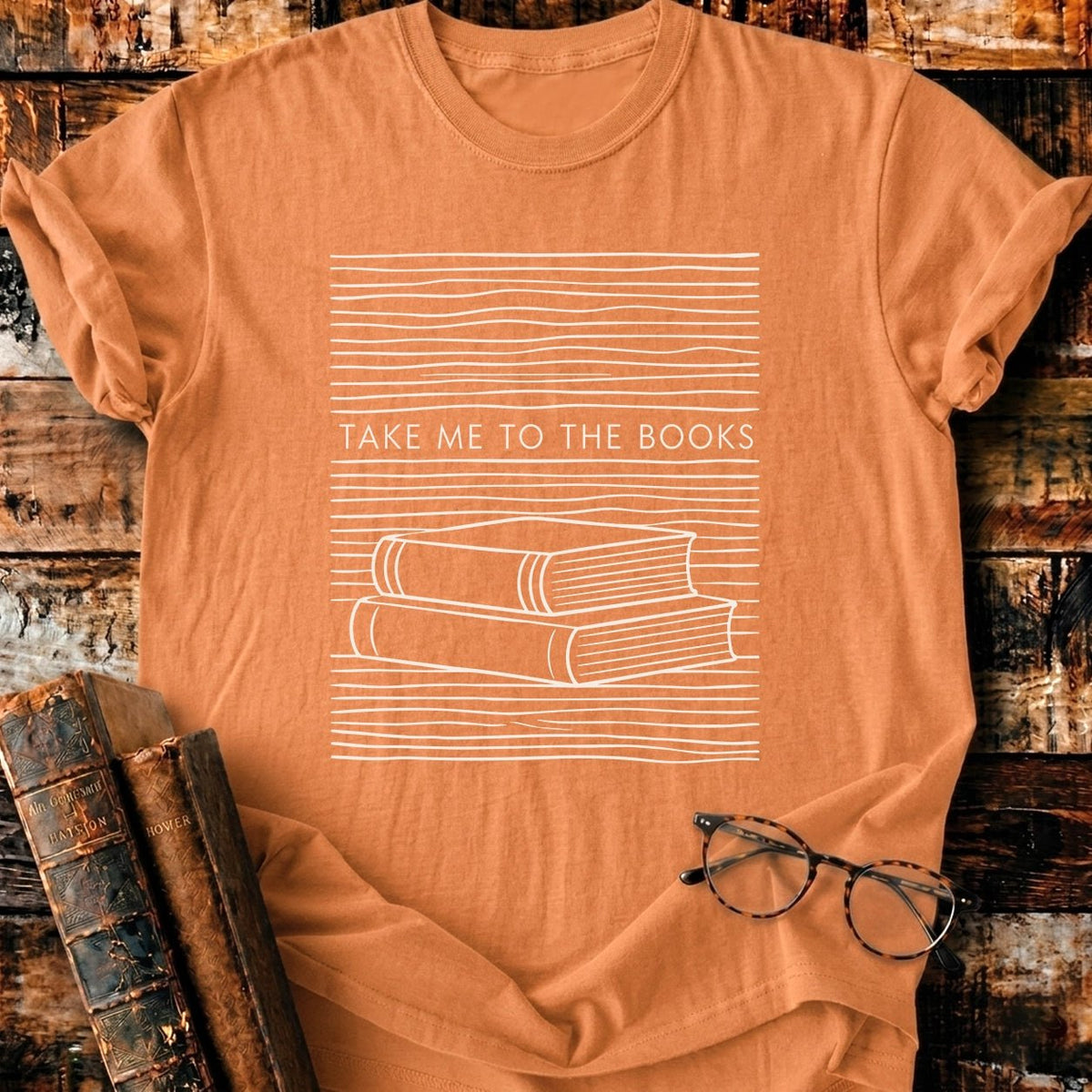 Take Me To The Books T-Shirt - BookMuseClub