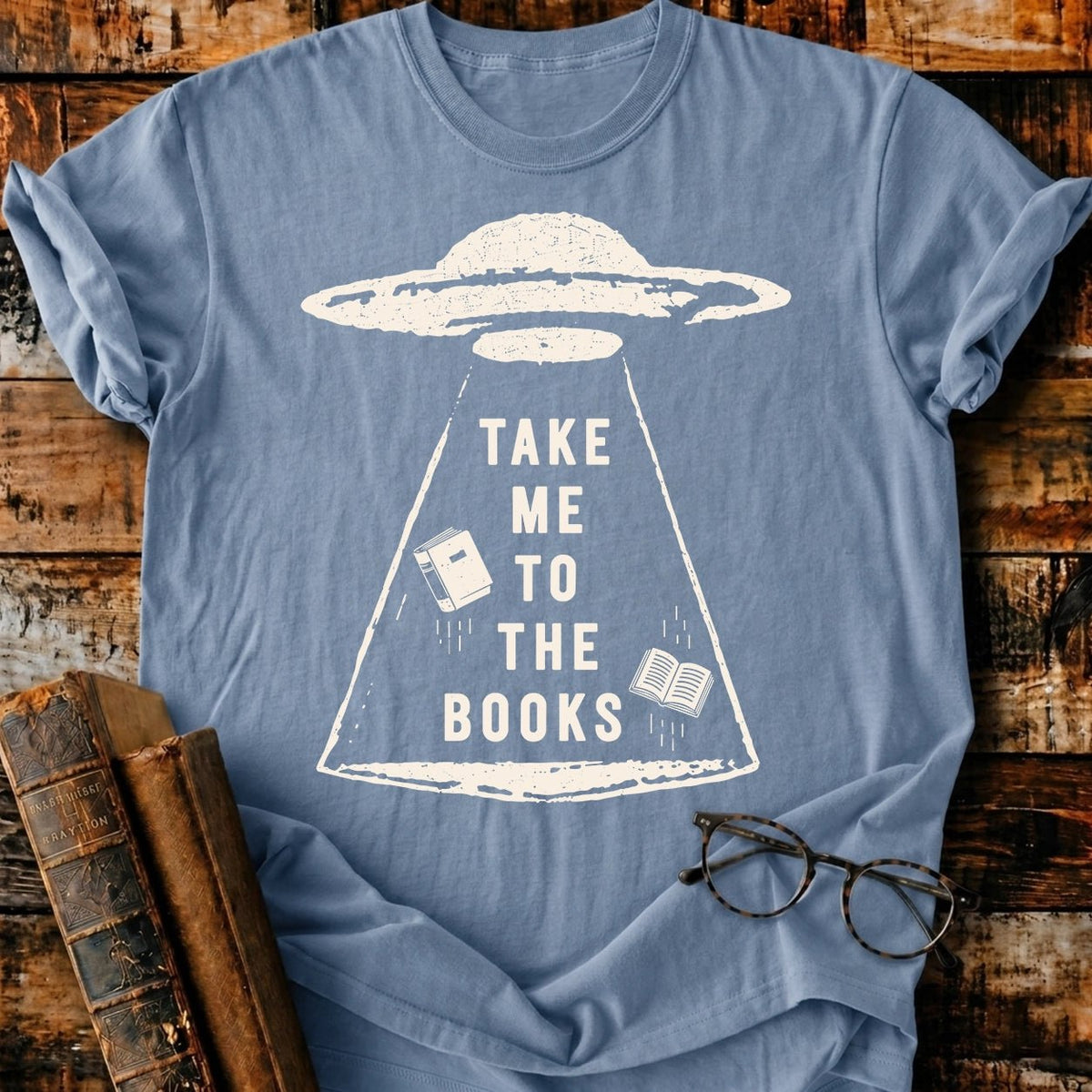 Take Me To The Books T-Shirt - BookMuseClub