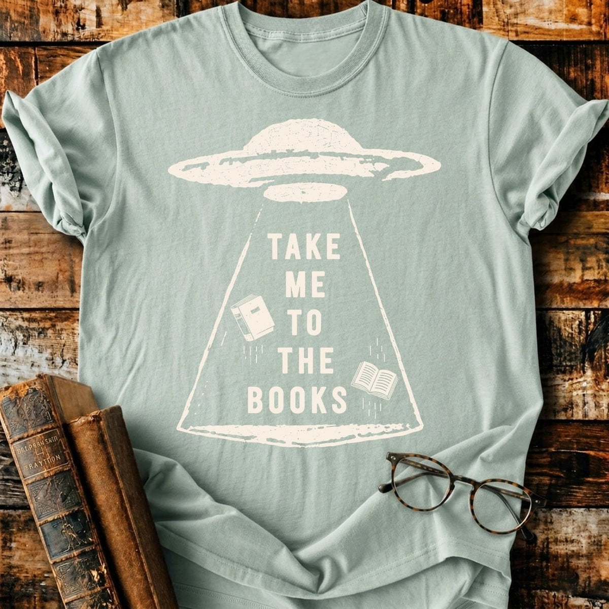 Take Me To The Books T-Shirt - BookMuseClub