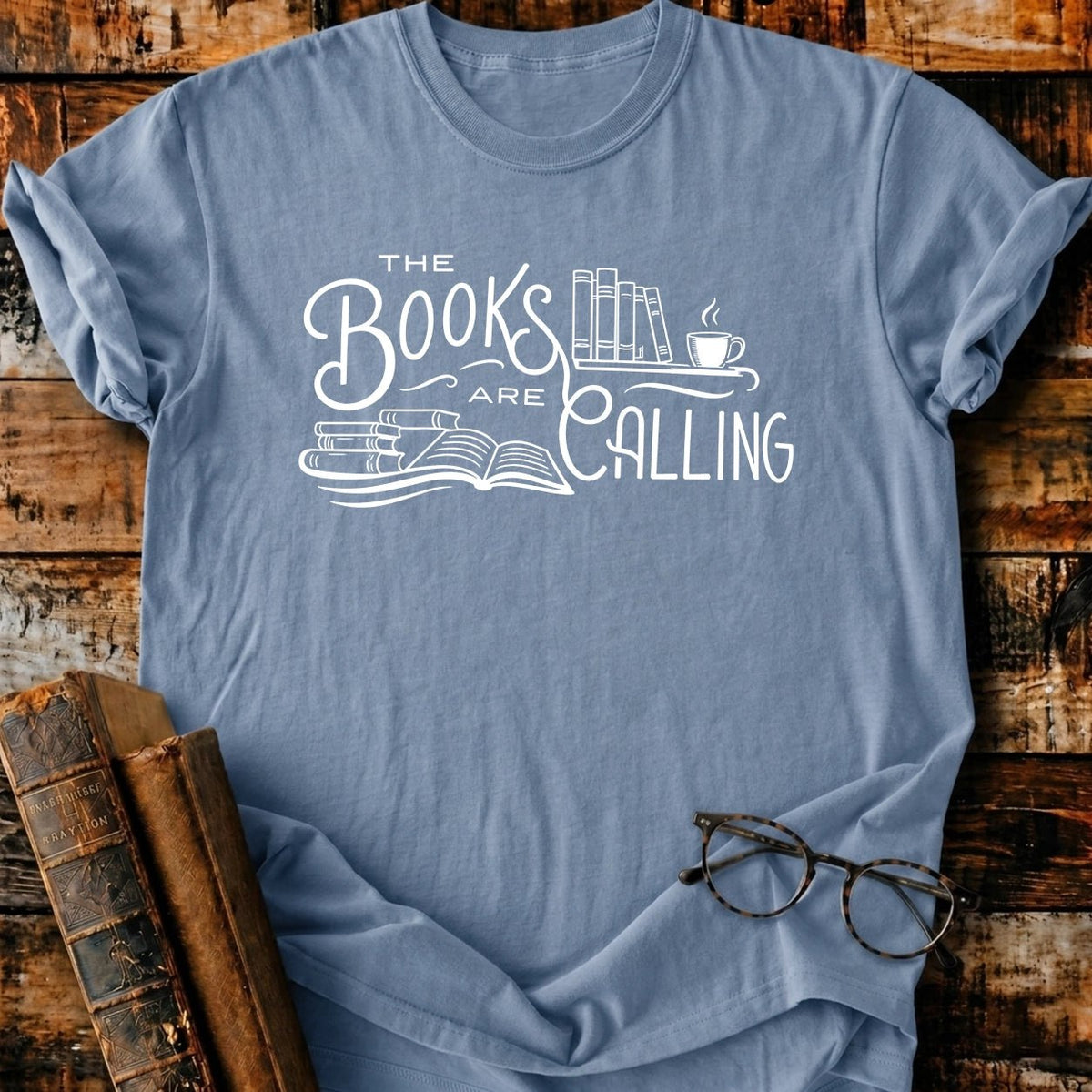 The Books Are Calling T-Shirt - BookMuseClub