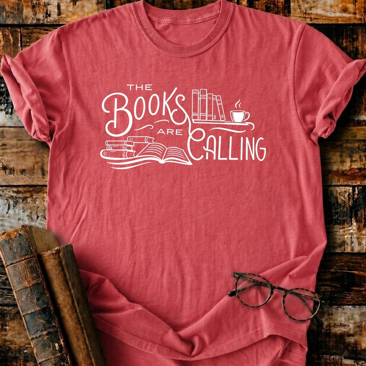 The Books Are Calling T-Shirt - BookMuseClub
