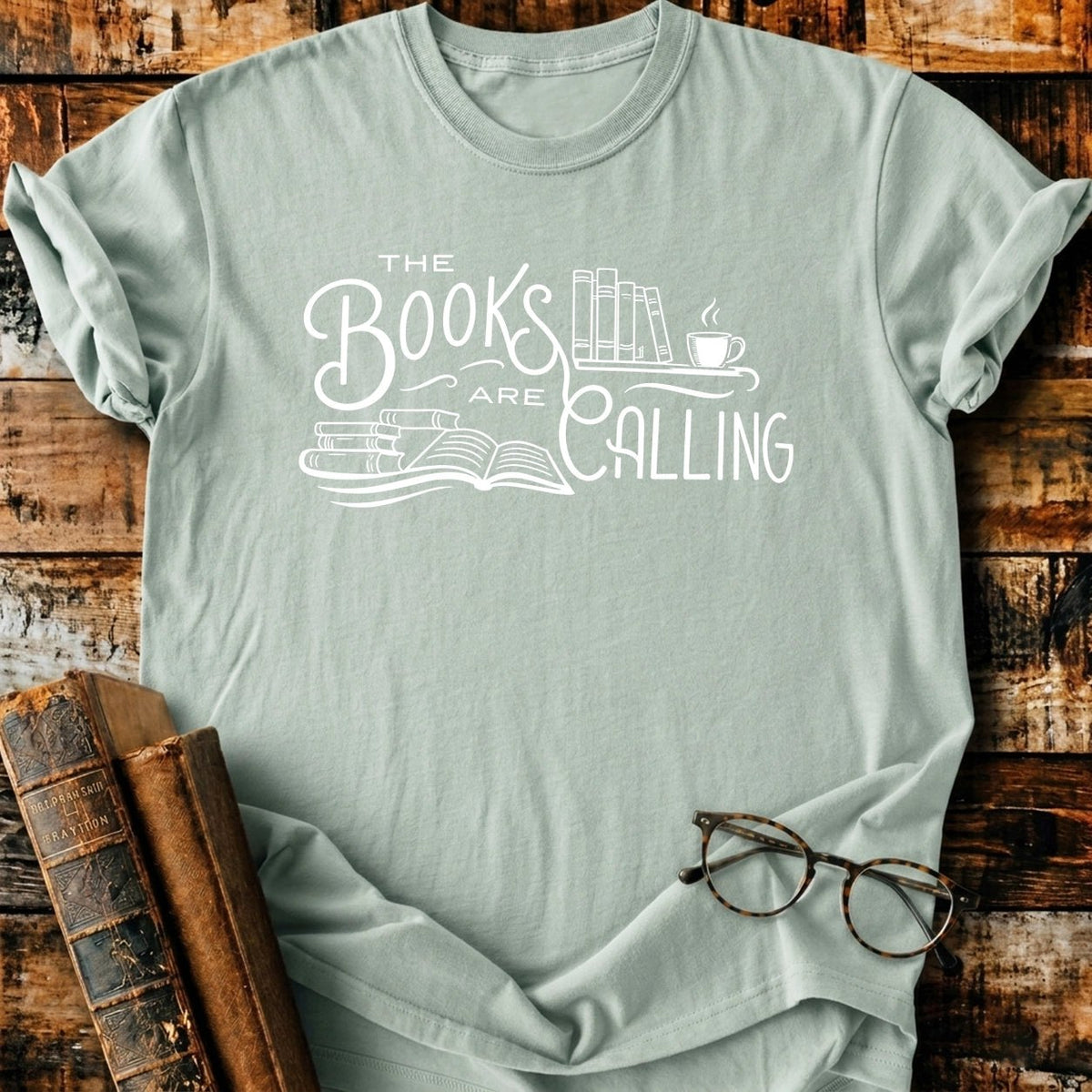 The Books Are Calling T-Shirt - BookMuseClub