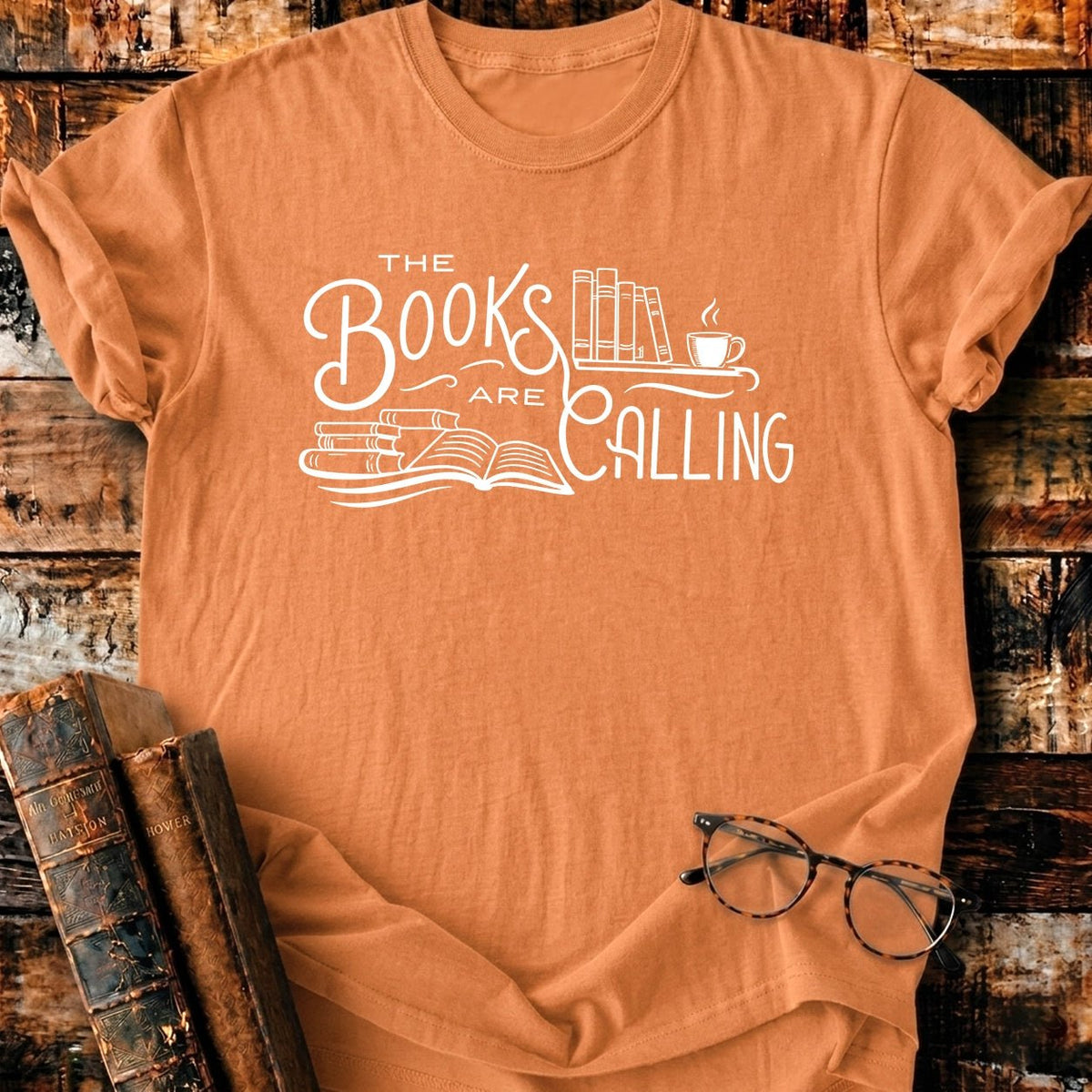 The Books Are Calling T-Shirt - BookMuseClub